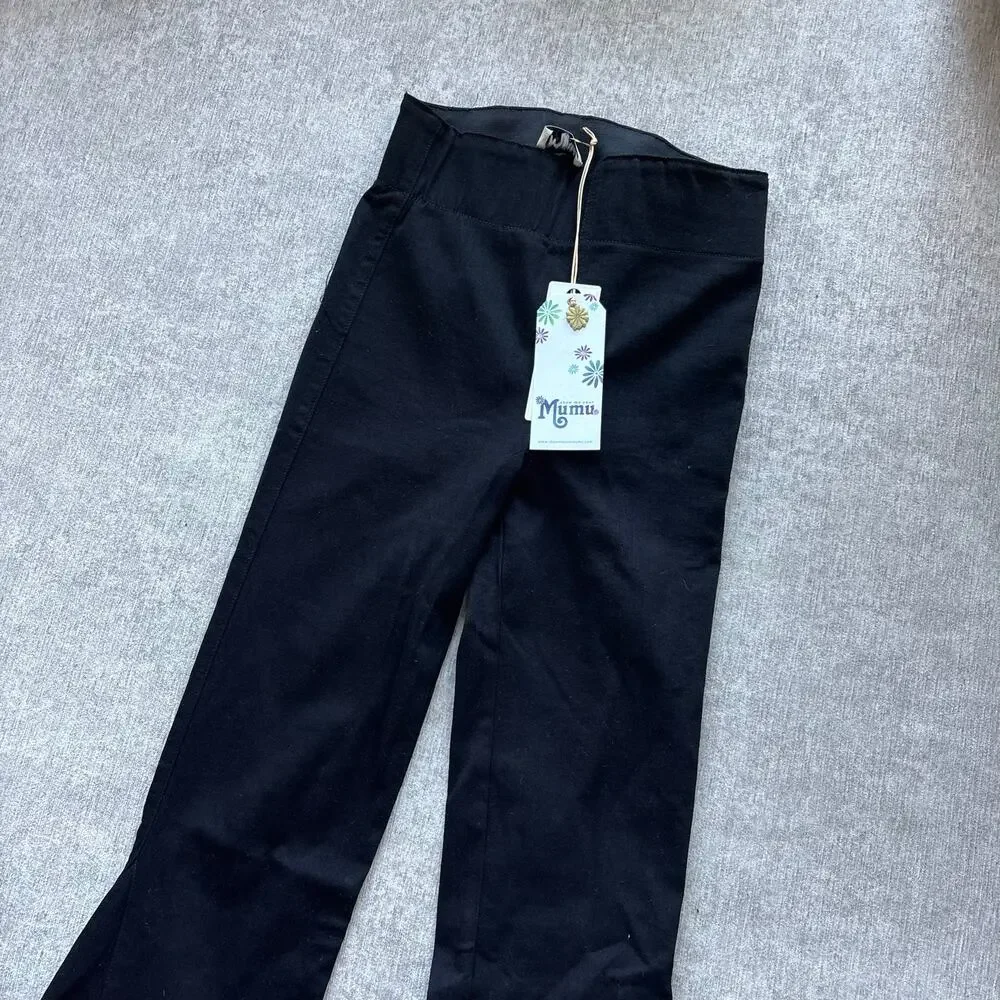 NWT Show Me Your Mumu Black Kick Flare Jeans - Picture 4 of 5